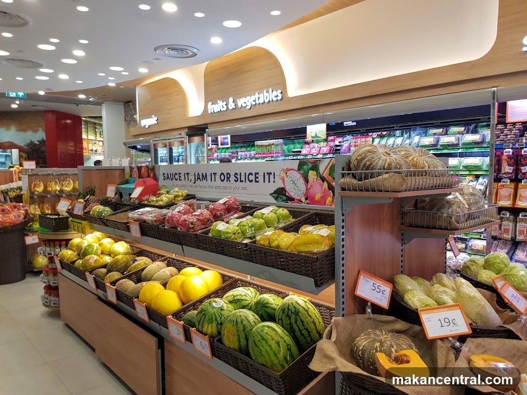 Fruits and Vegetables Display