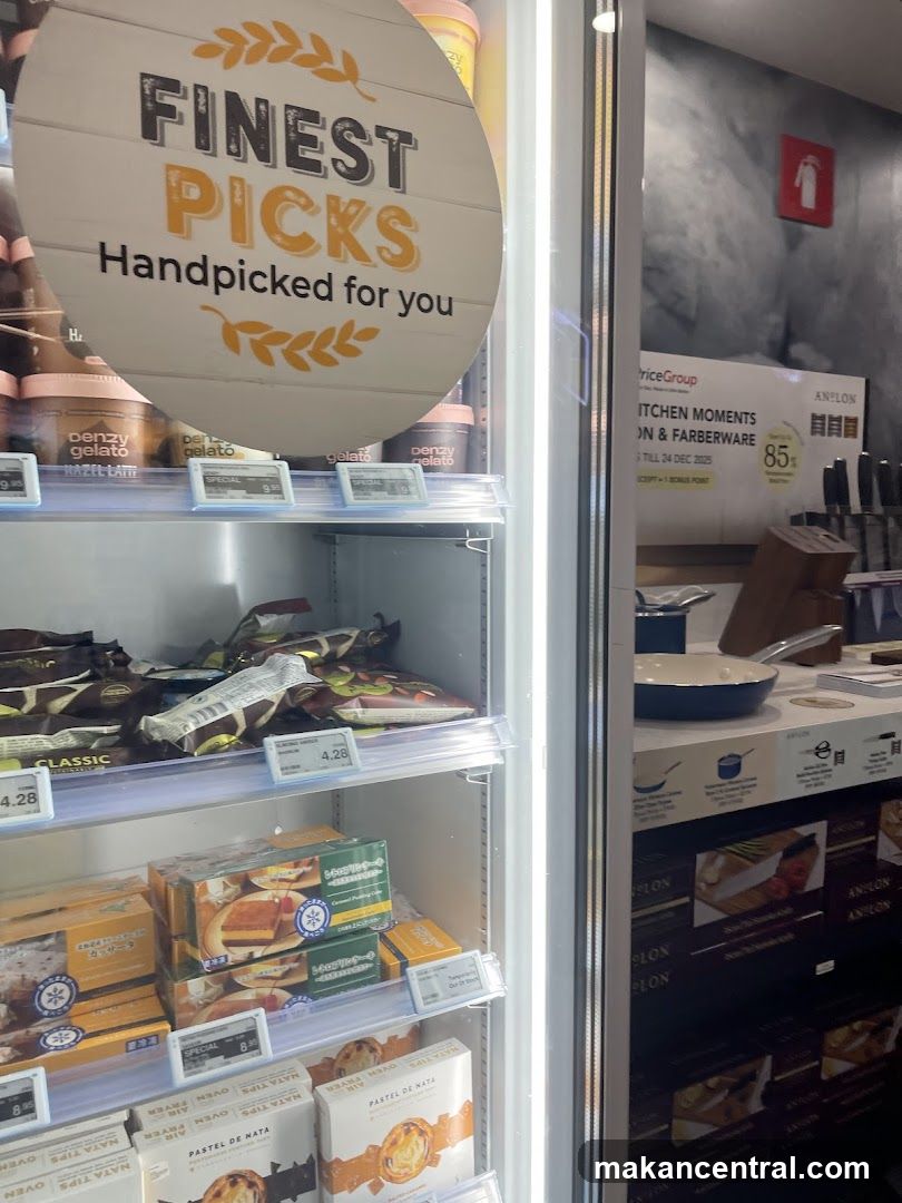 Frozen Food and Kitchenware Display