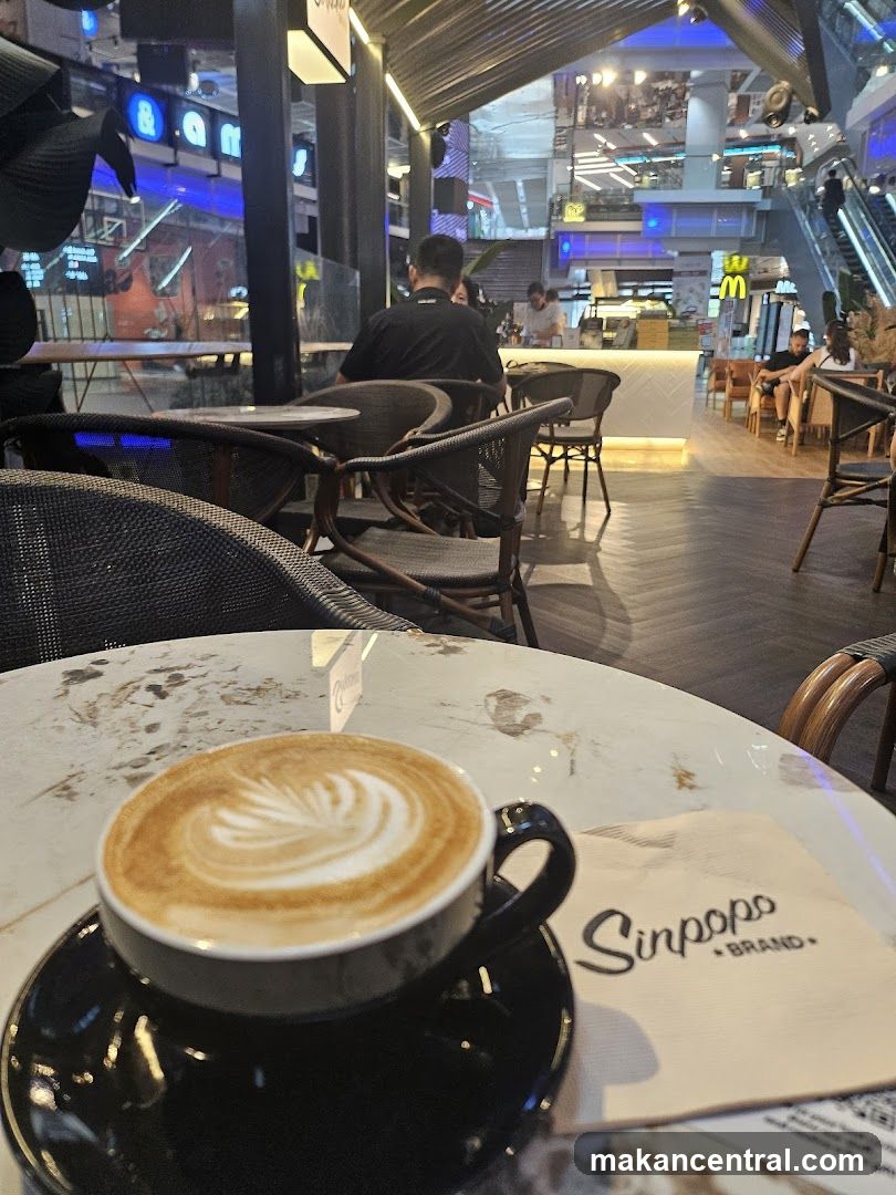 Coffee at a cafe