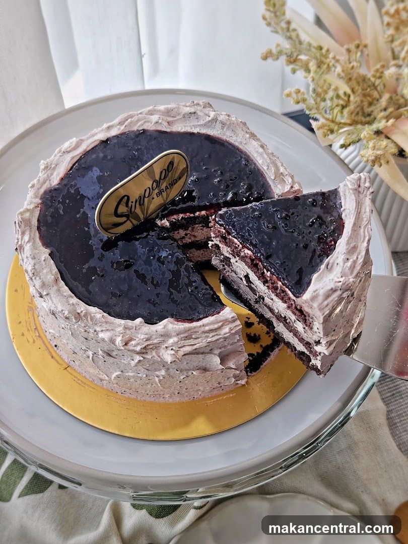 Chocolate Blueberry Cake