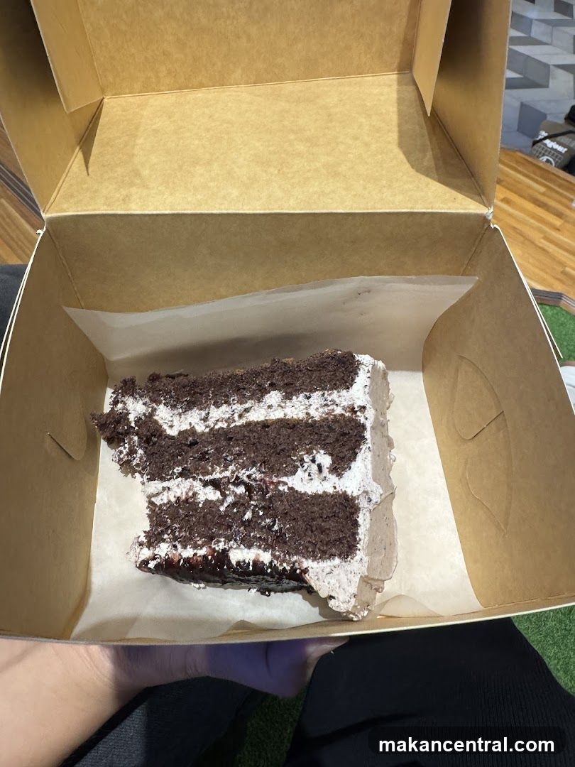 Slice of Chocolate Cake