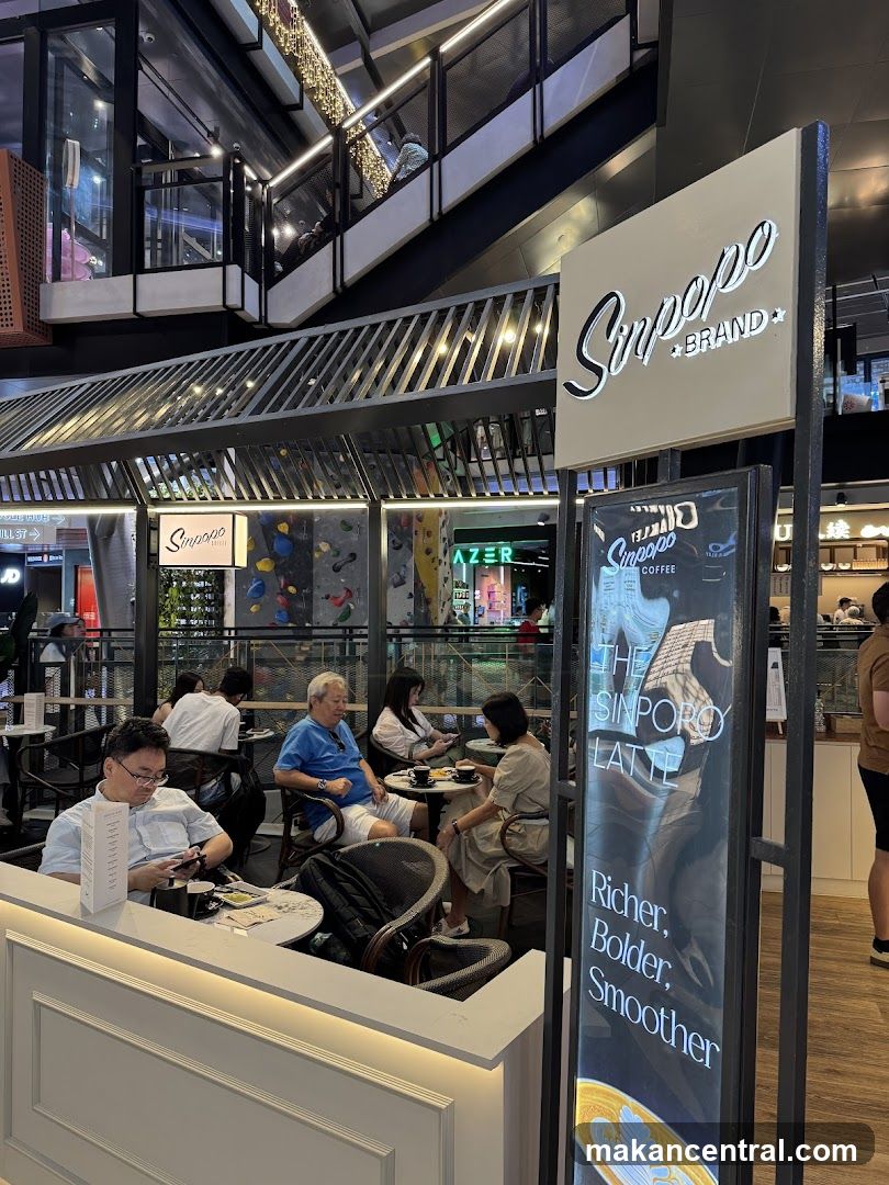 Cafe Interior with Patrons