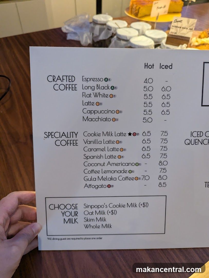 Coffee Menu