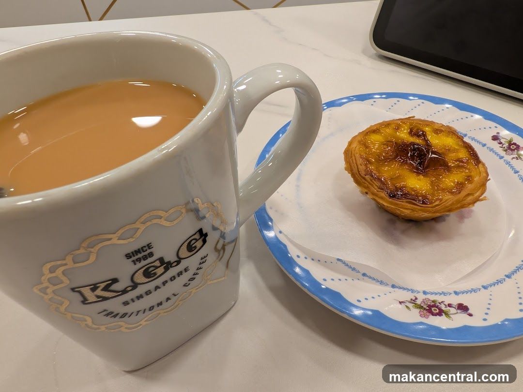 Coffee and Egg Tart
