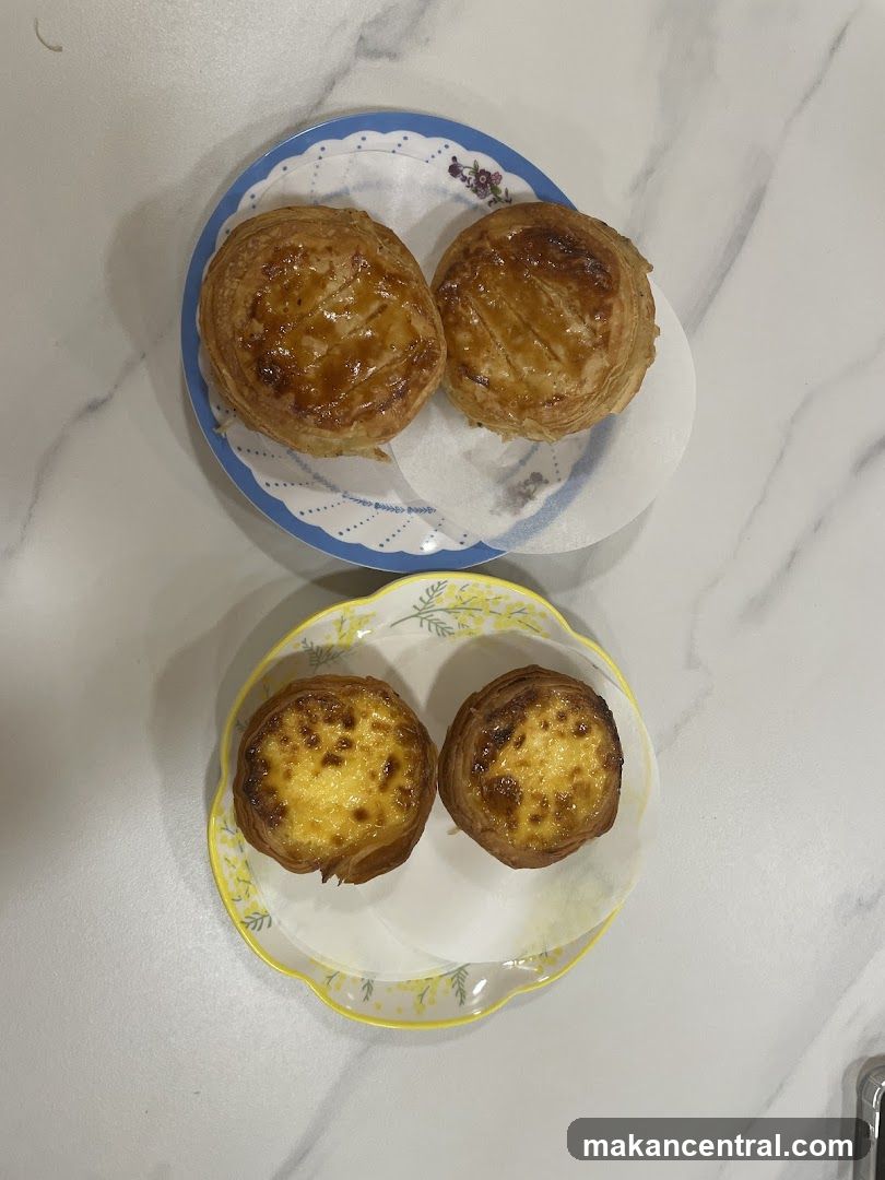 Two Plates of Pastries