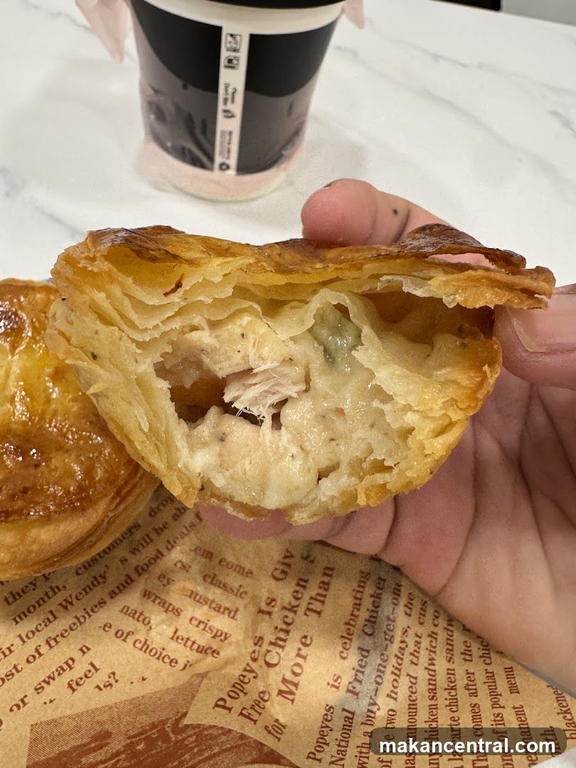 Chicken Pot Pie and Drink
