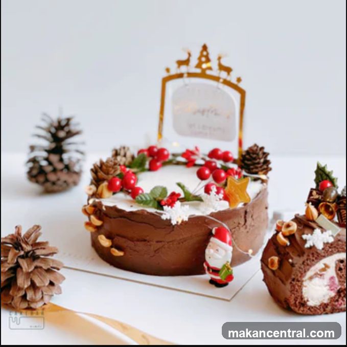 Christmas Cake and Yule Log