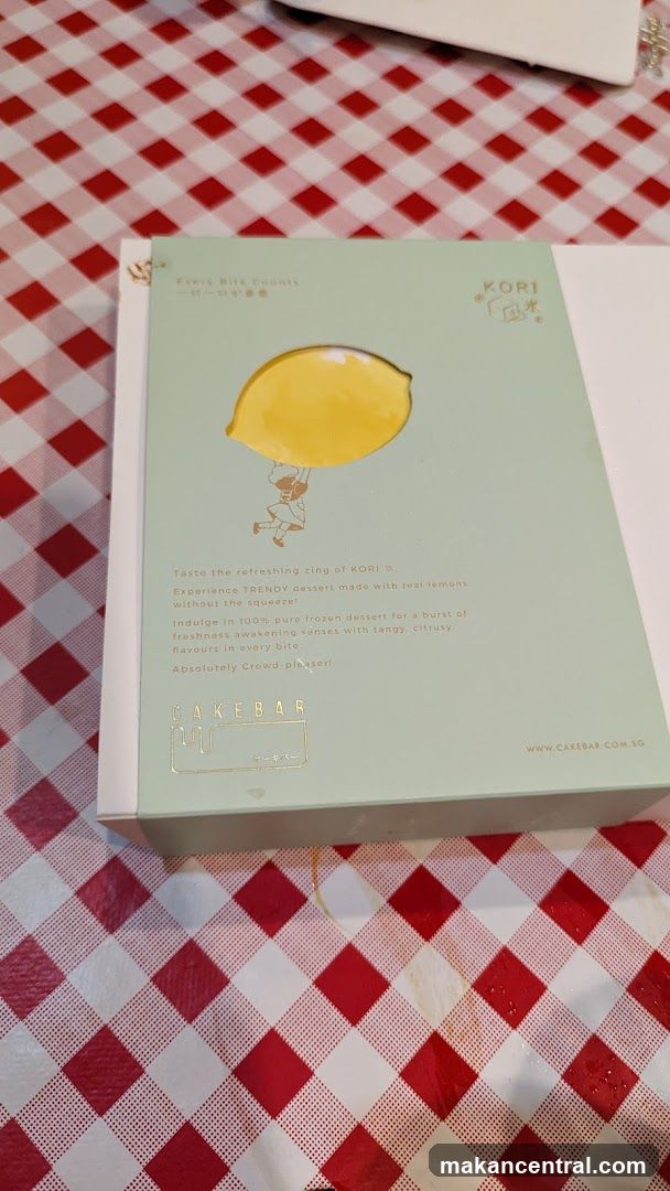 KORI Lemon Dessert Packaging