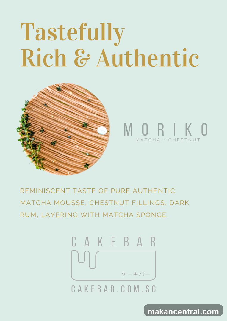 Moriko Matcha Chestnut Cake