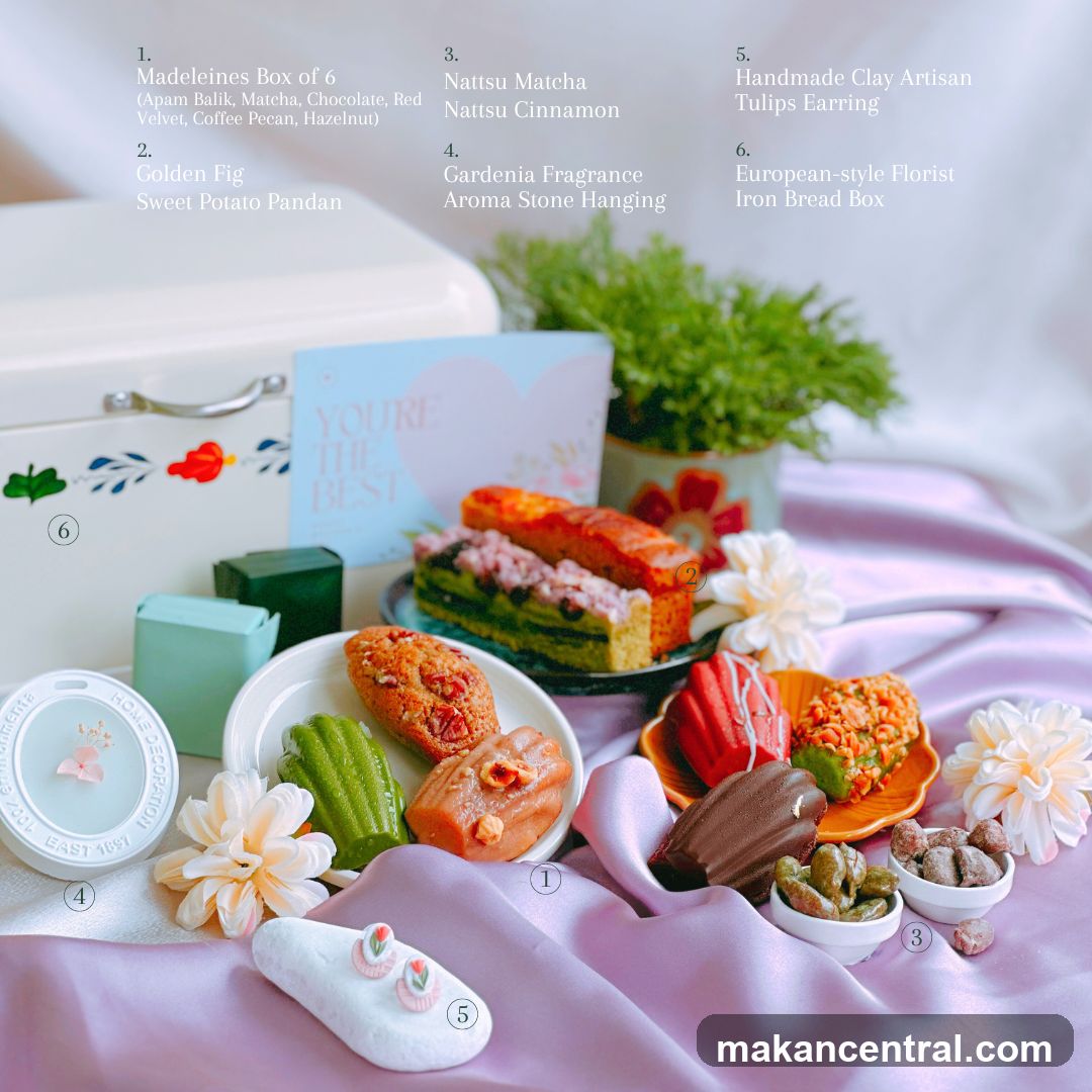Assortment of Baked Goods and Crafts