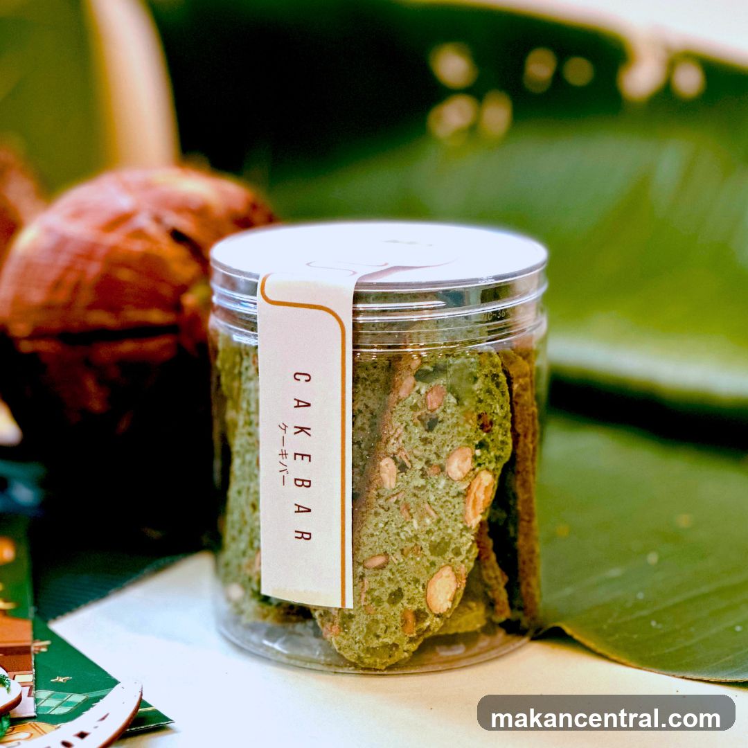 Green Biscuits in a Jar