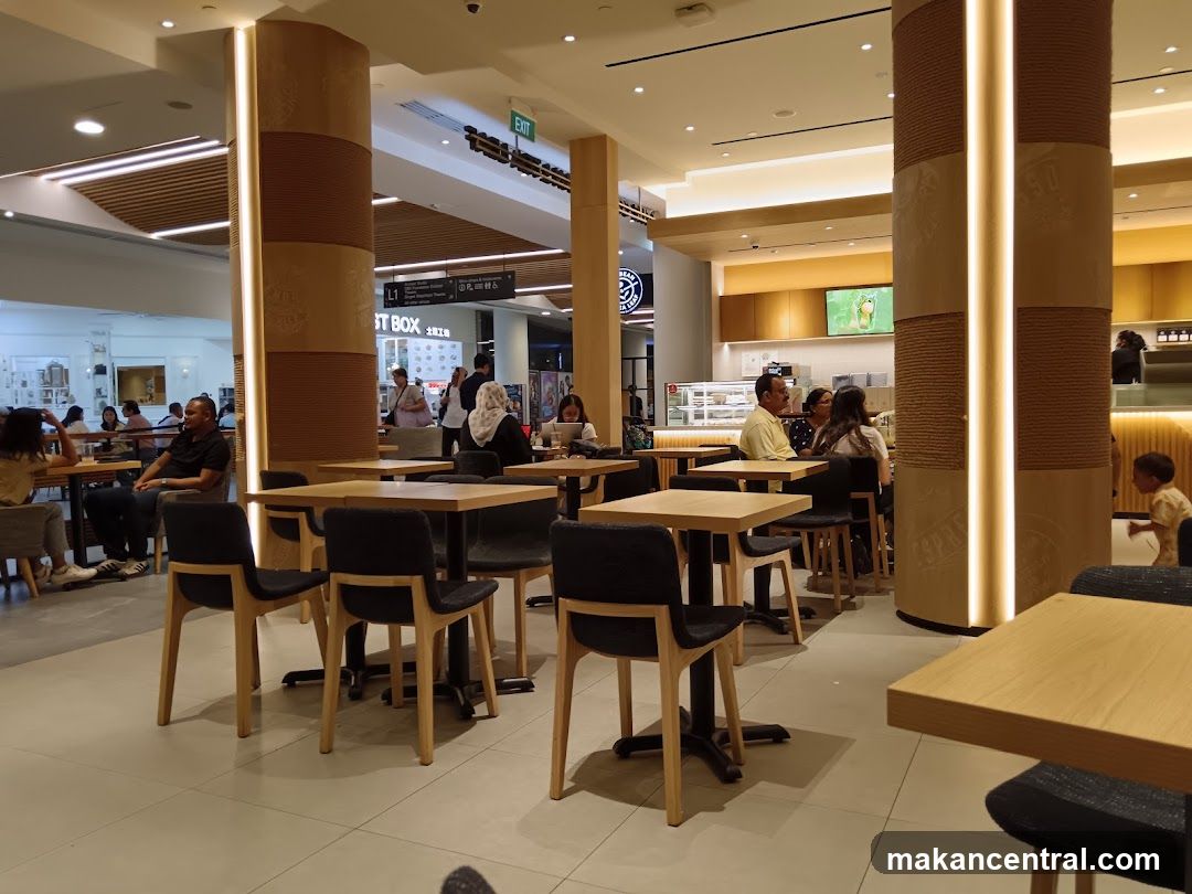 Cafe Interior with Patrons