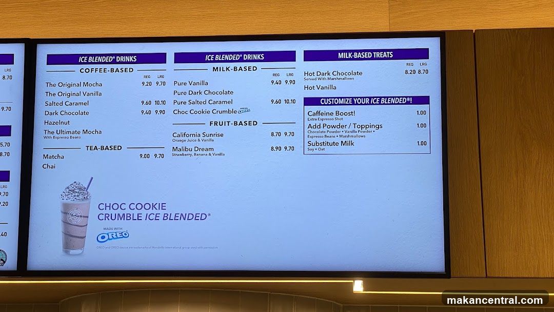 ICE BLENDED DRINKS