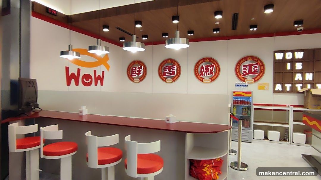Restaurant Interior with Seating and Branding