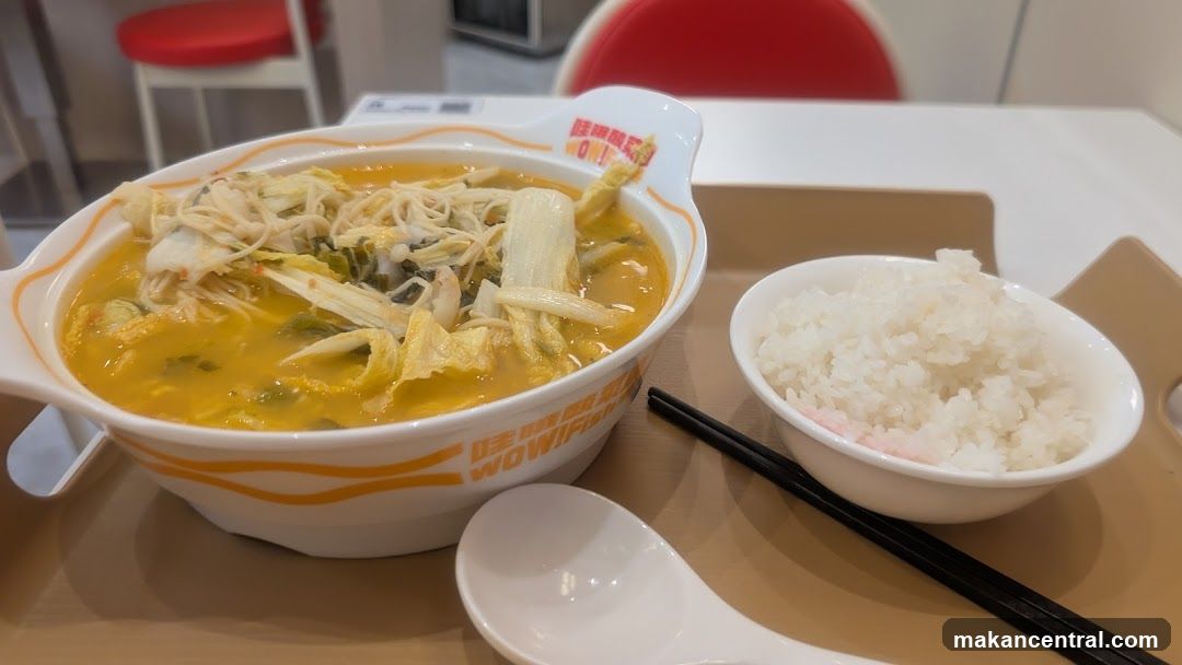 Noodle Soup and Rice