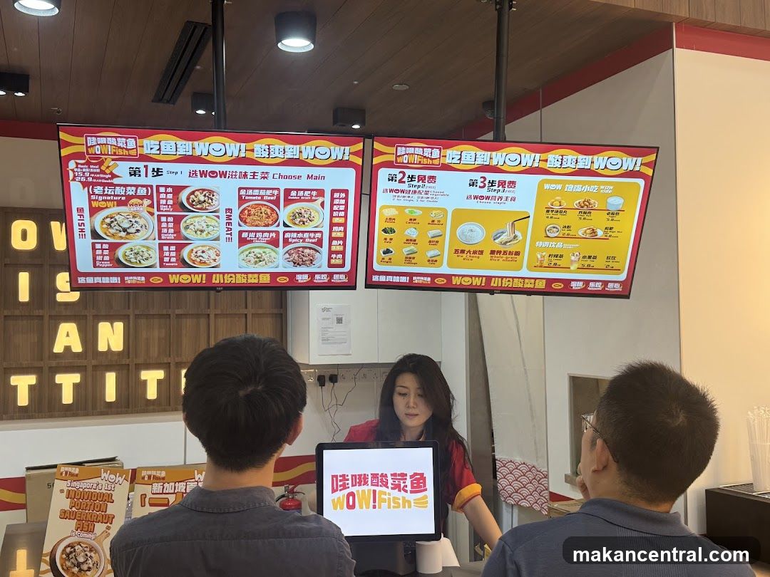 Restaurant Menu Display