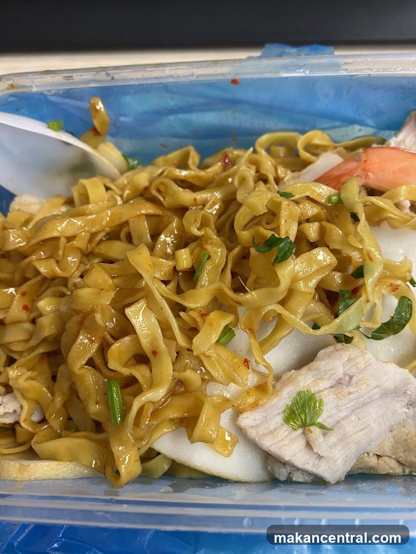 Noodles with Meat and Shrimp