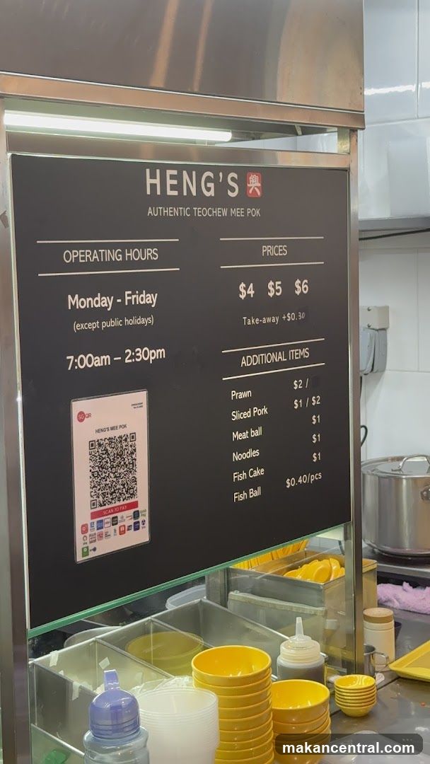 HENG'S AUTHENTIC TEOCHEW MEE POK