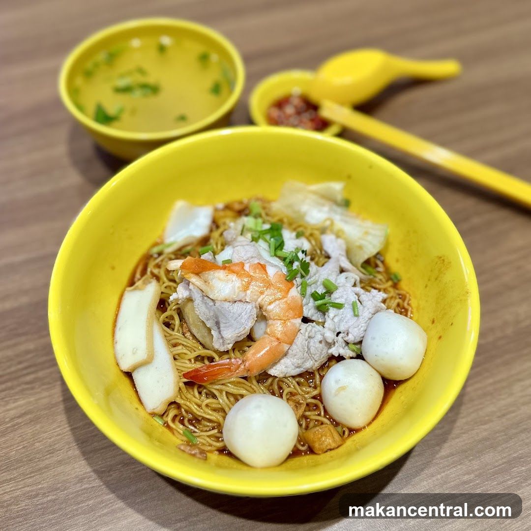 Noodles with Shrimp and Pork