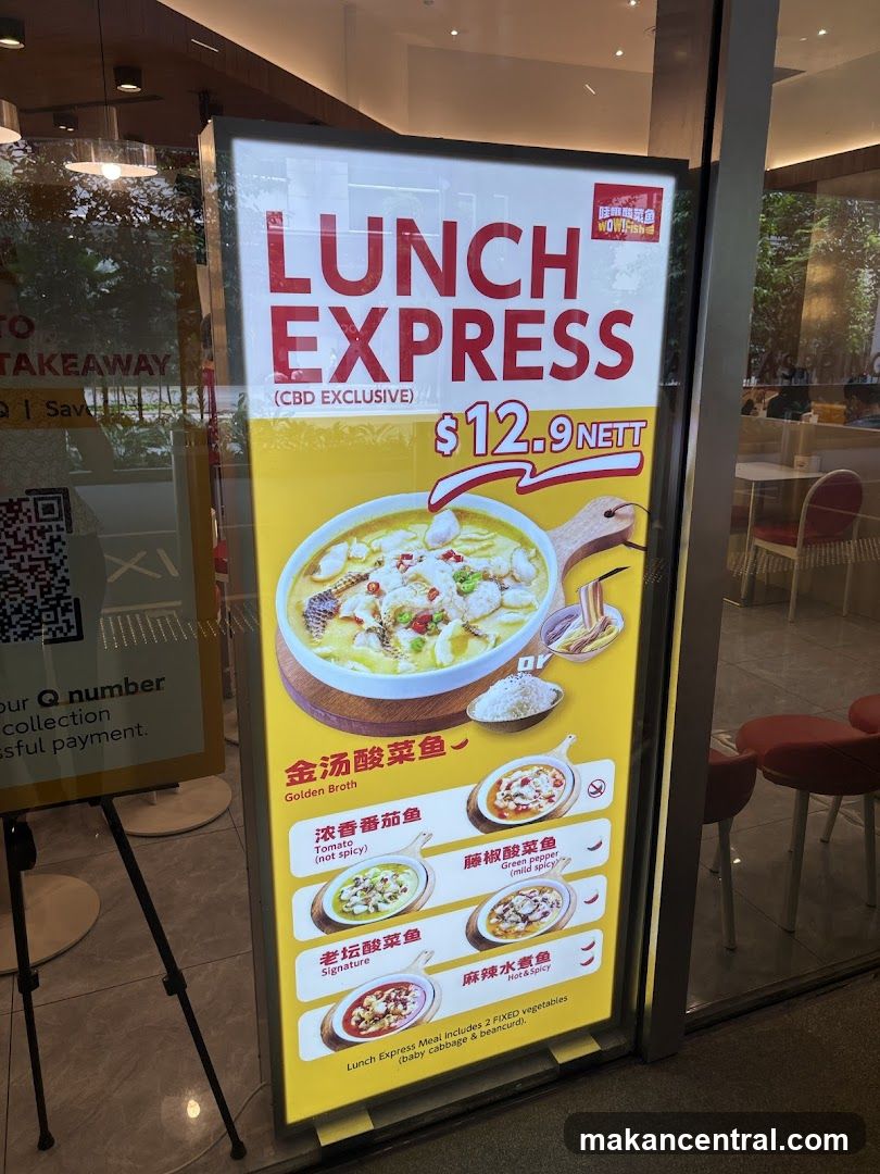 Lunch Express Menu