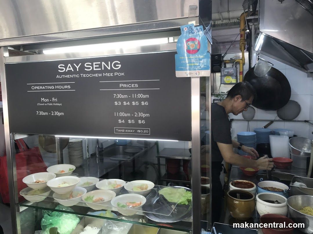 Say Seng Authentic Teochew Mee Pok Stall