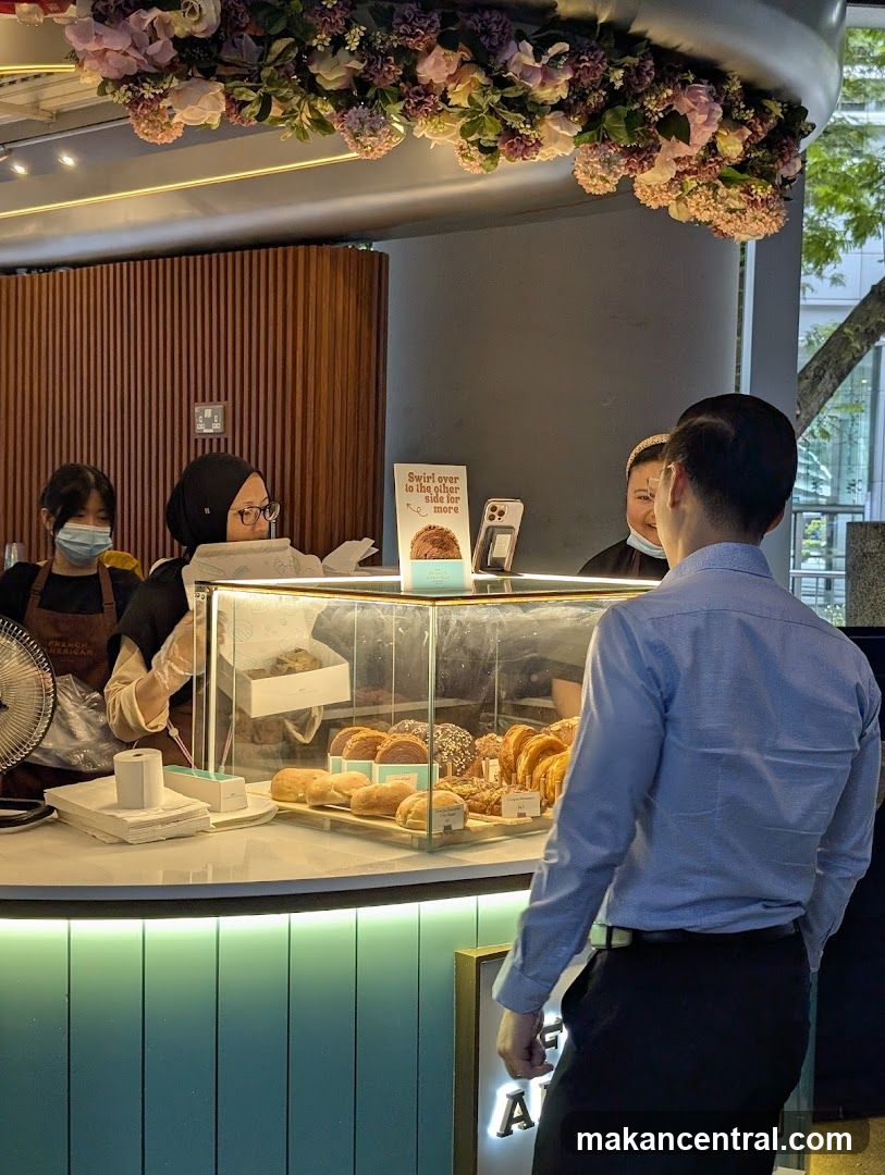 Bakery Counter with Pastries