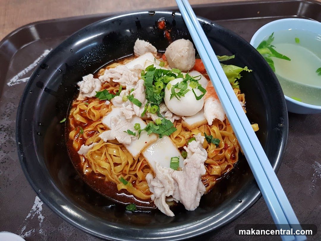 Noodles with Pork and Shrimp