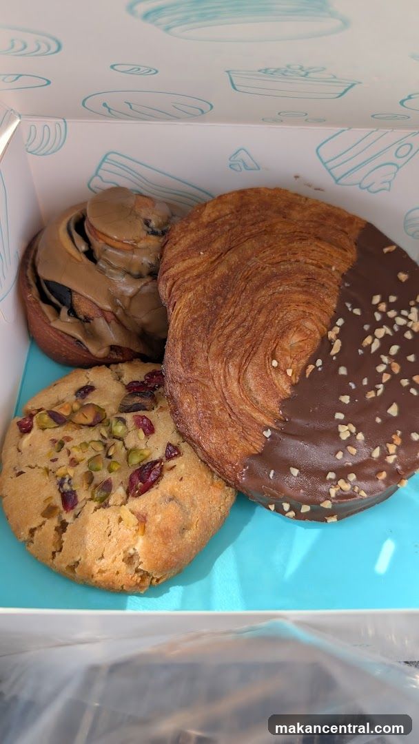 Pastries in a box