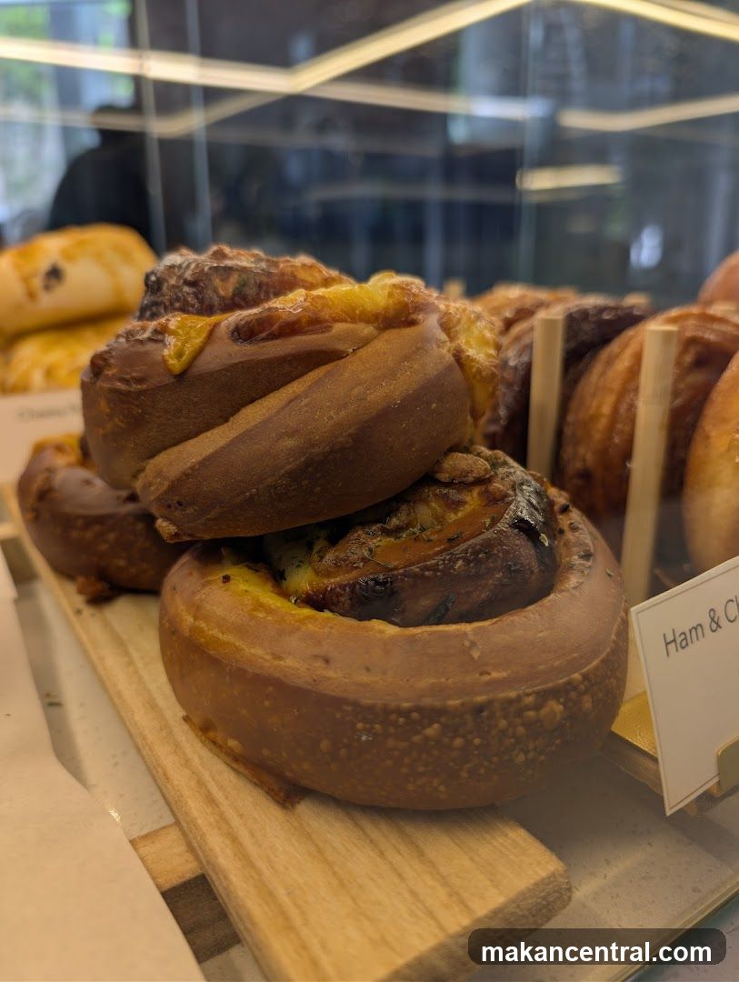 Savory Pastries in Display Case