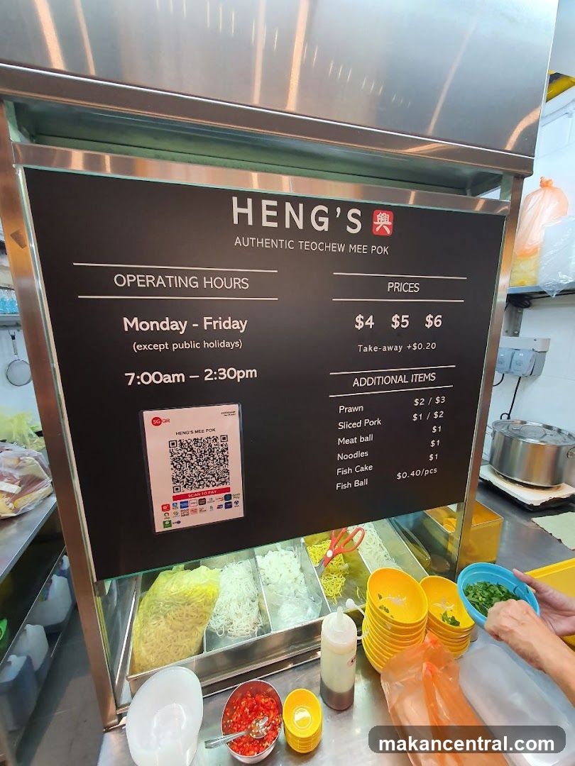 HENG'S AUTHENTIC TEOCHEW MEE POK
