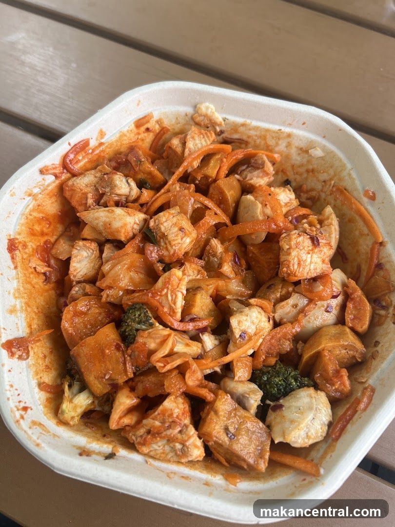 Chicken and Vegetable Bowl