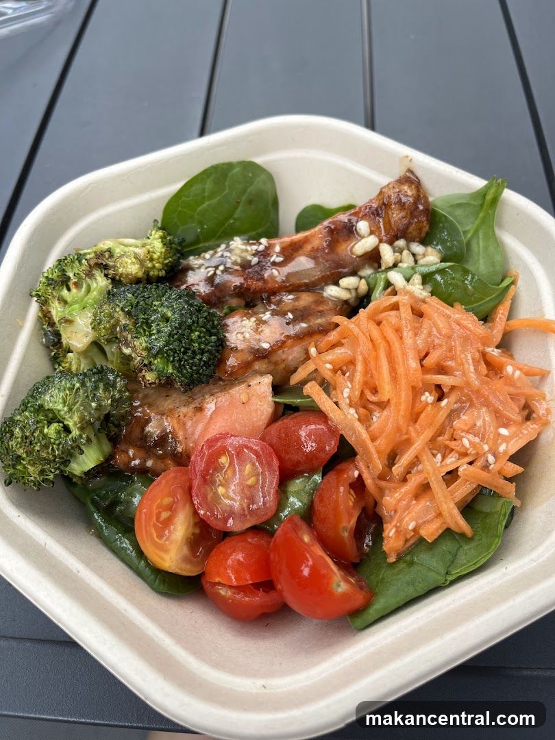 Salmon and Broccoli Bowl