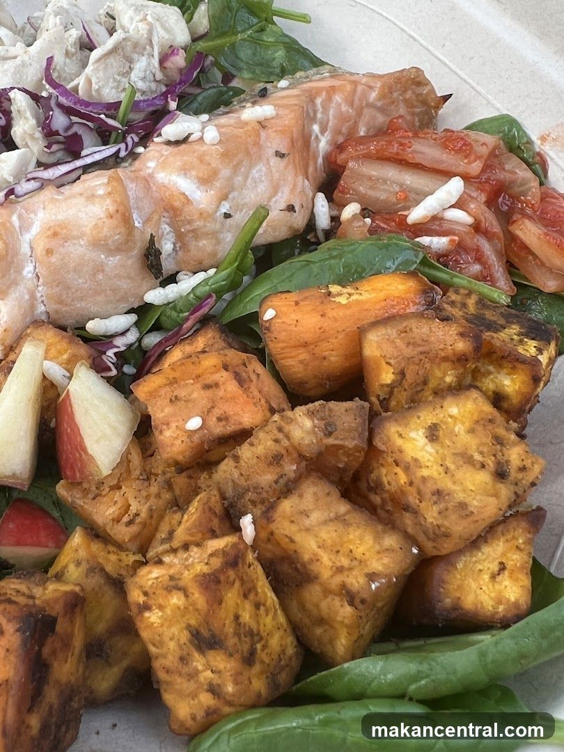 Salmon and Sweet Potato Bowl