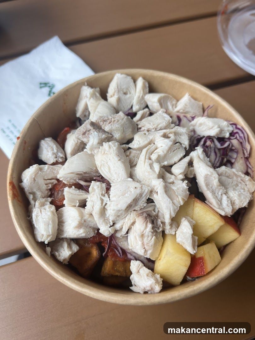 Chicken and Fruit Salad Bowl