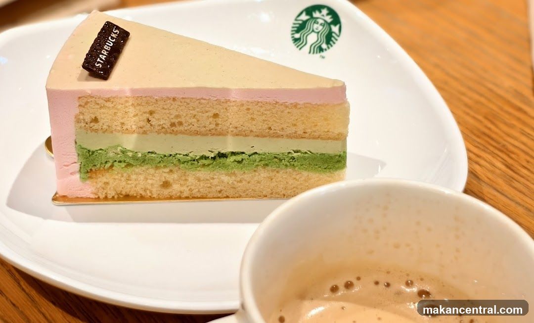 Starbucks Cake and Coffee
