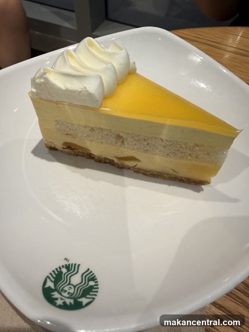 Slice of cake on a plate