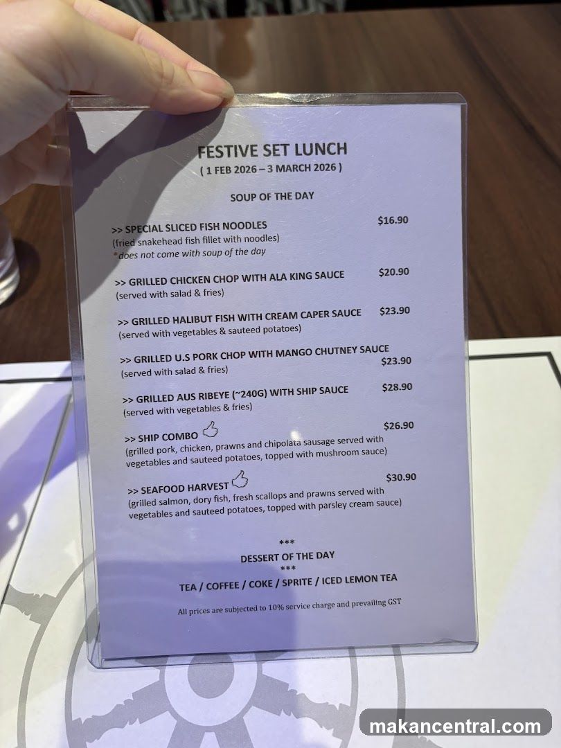 Festive Set Lunch