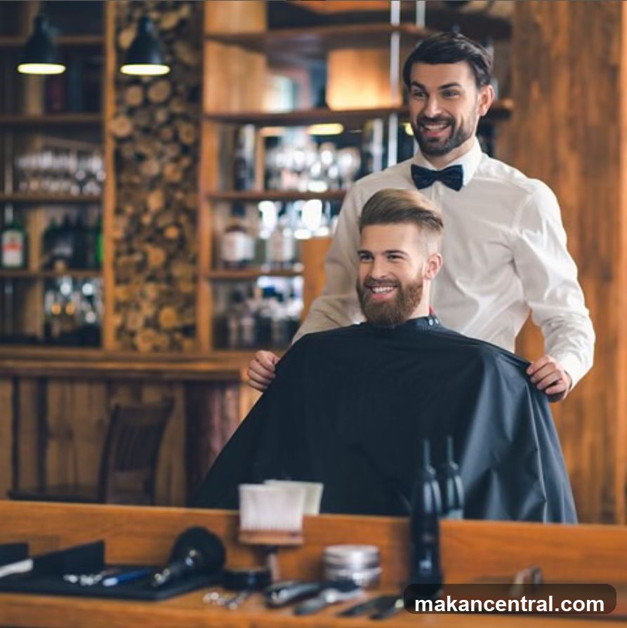 Barber and Client