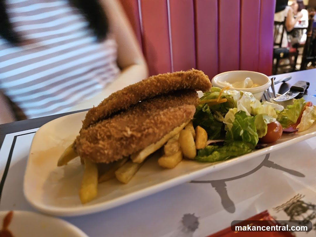 Fish and Chips with Salad