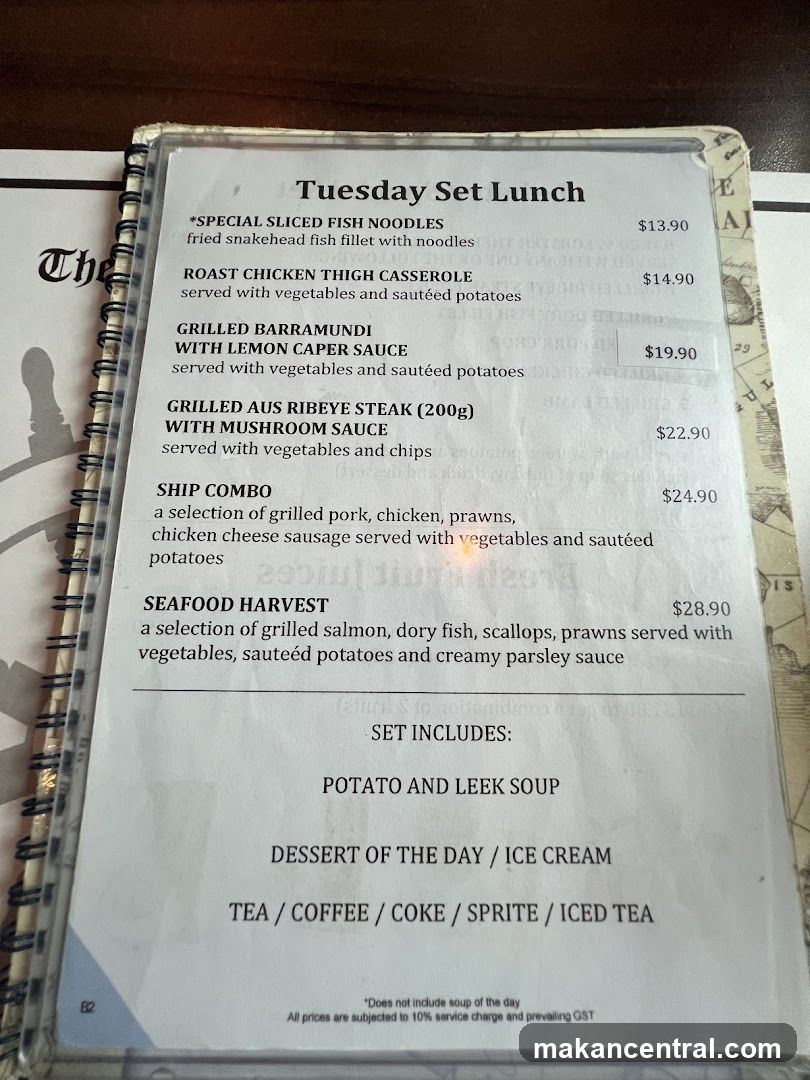 Tuesday Set Lunch
