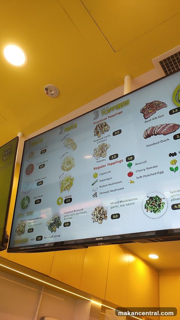 Pasta Play Menu