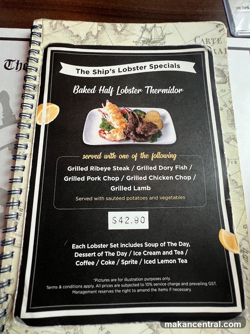 The Ship's Lobster Specials