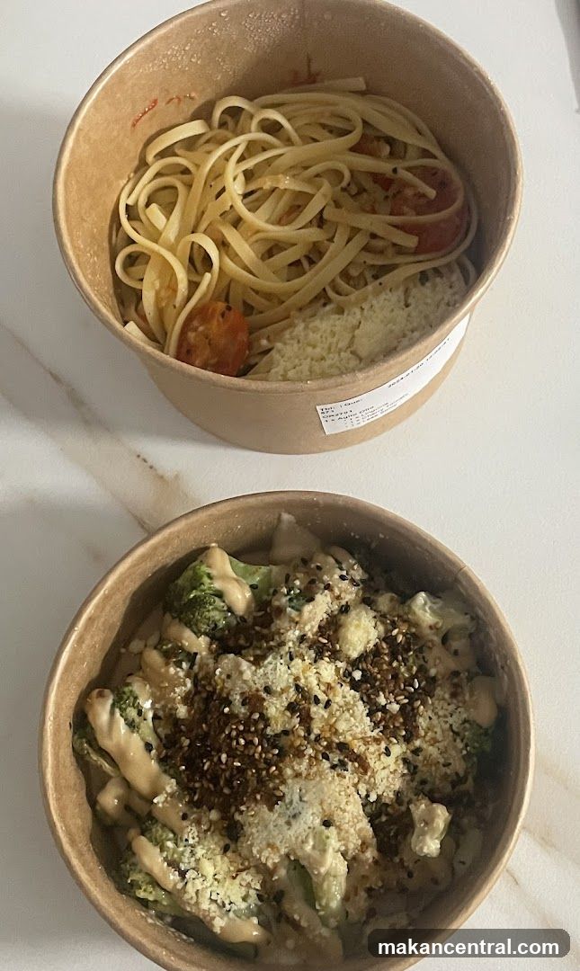 Takeaway Pasta and Vegetable Dishes
