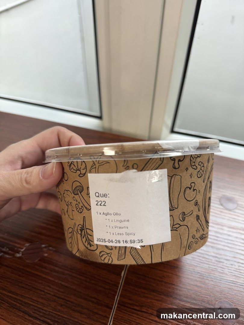 Food Container Order Details
