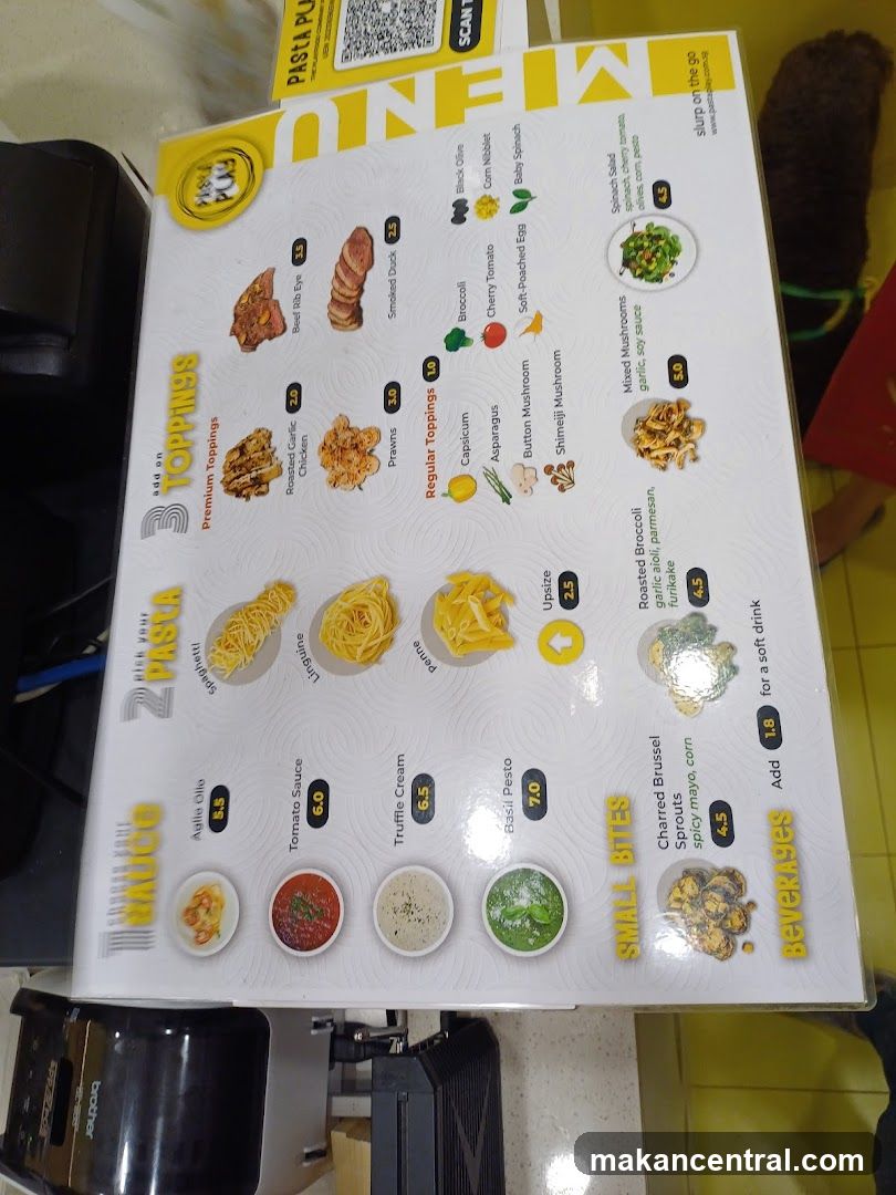 PASTA PLAY MENU