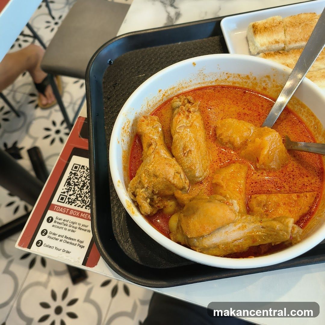 Curry Chicken with Toast