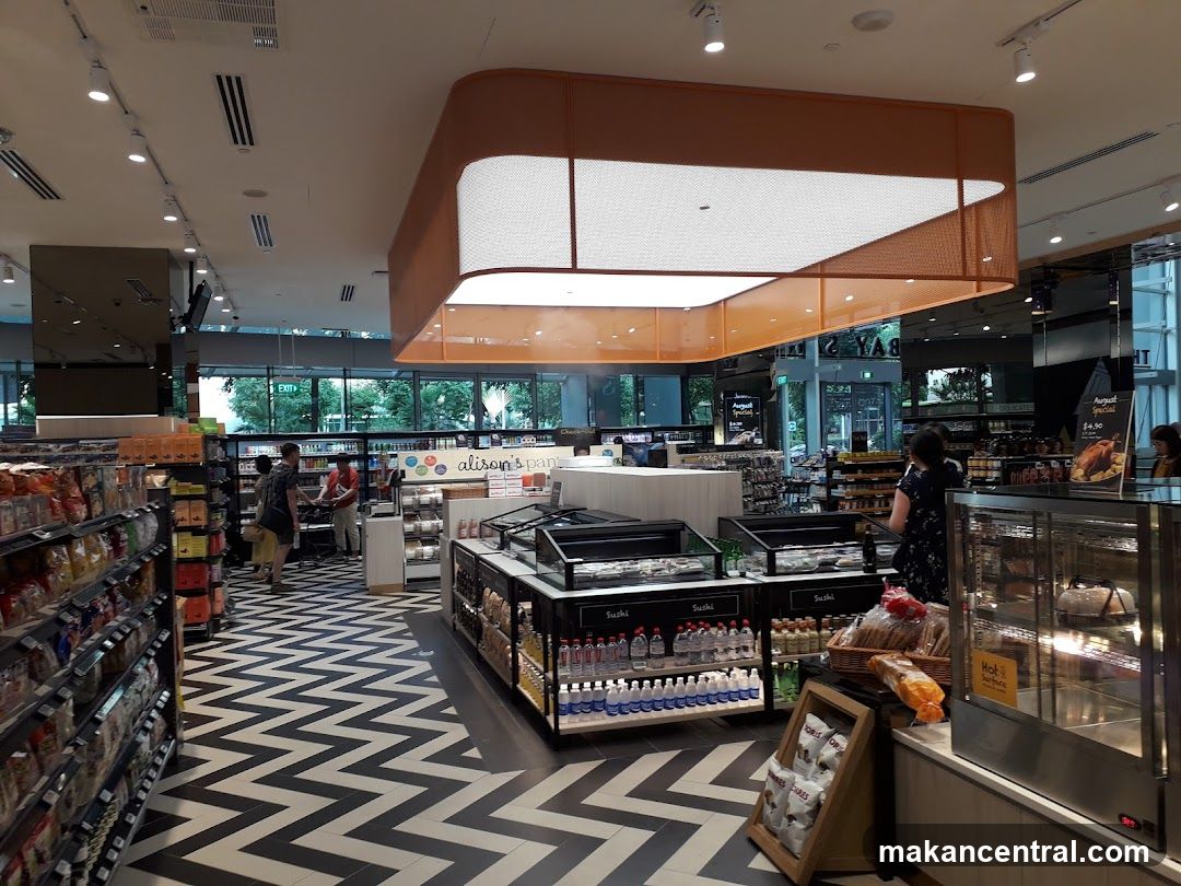 Interior of a grocery store