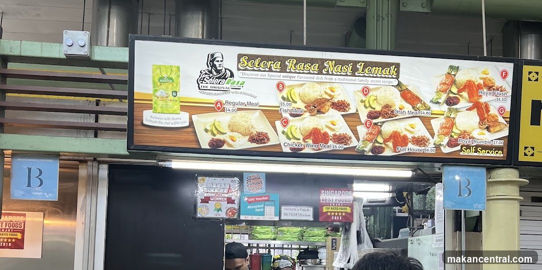 Selera Rasa Nasi Lemak Menu