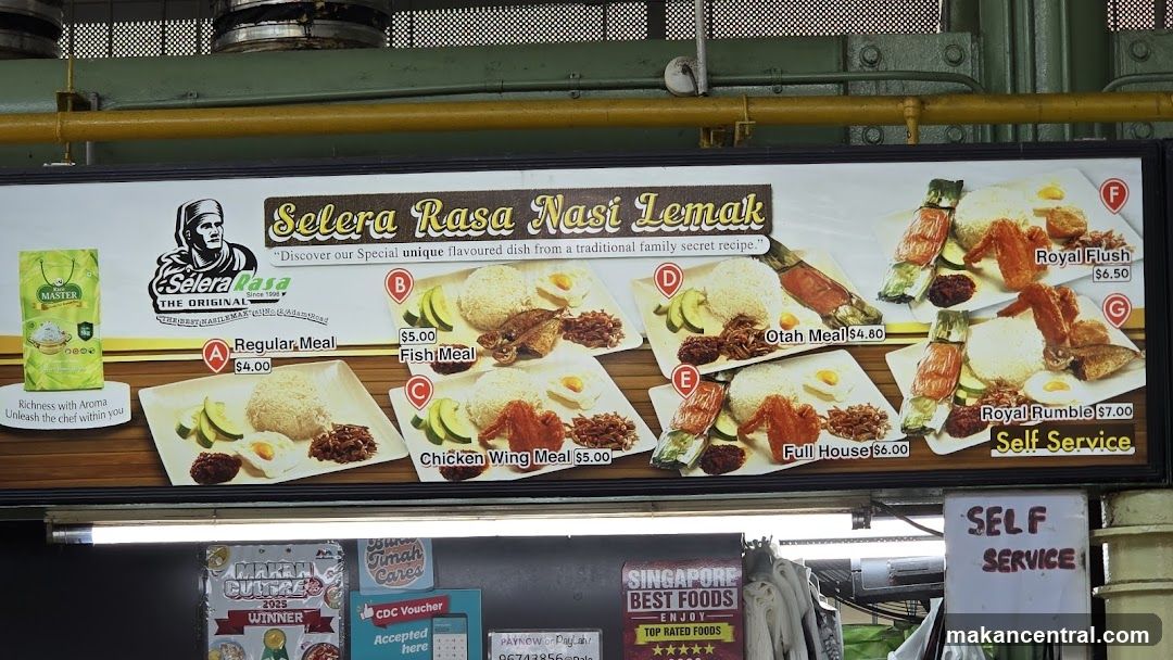 Selera Rasa Nasi Lemak Menu