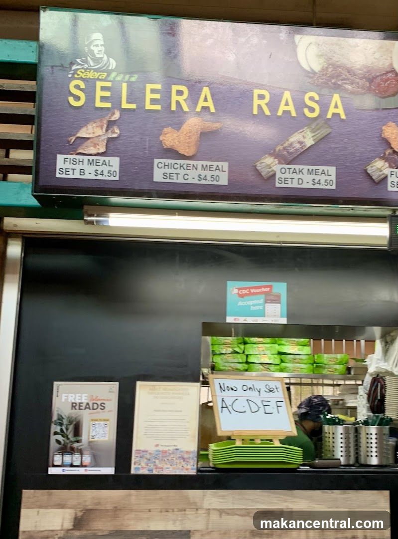 Selera Rasa Menu Board